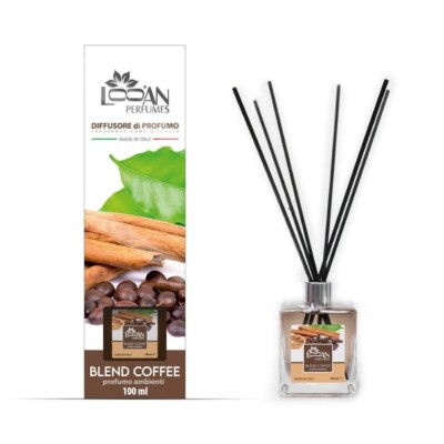 Duft Diffuser Aroma Stäbchen Raumdeodorant Blend Coffee 100ml dfh