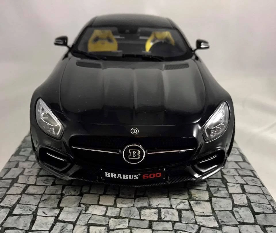 2015 Brabus 600 AUF Basis Mercedes-Benz AMG GT S in Black Resin Model in 1:18 Sc - Image 2 of 4