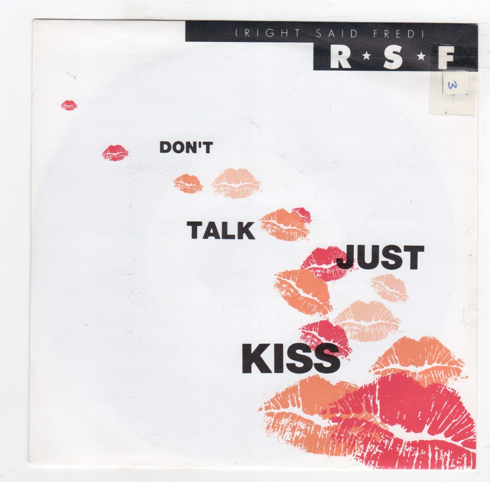 (R83) Right Said Fred, Don't Talk Just Kiss - 1991 - 7 inch vinyl