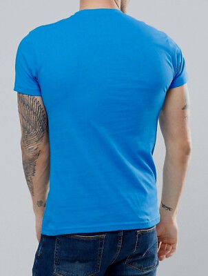 EMPORIO ARMANI New Blue Men's Muscle fit T-shirt Size: M L XL EA Chest