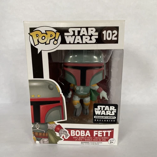 Funko Pop Star Wars Boba Fett #102 Smugglers Bounty Exclusive w/ Protector R