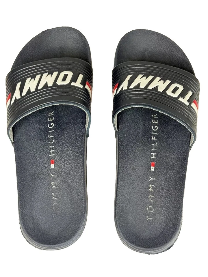 Sandálias Tommy Hilfiger Youth Boys tamanho 5-6 azul marinho - Imagem 2 de 4