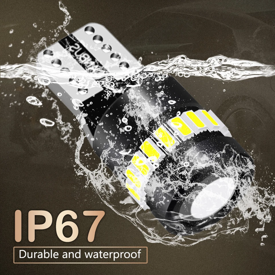 Para BMW S1000RR R1200GS Blanco T10 W5W 2825 Bombilla LED Lente Proyector Luz de Estacionamiento Foto 3 de 4