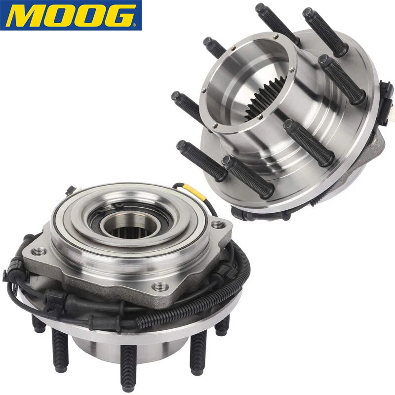 Par de cojinetes y bujes de rueda delantera Moog para F250 F350 Super Duty 2014 2015 2016 Foto 4 de 4