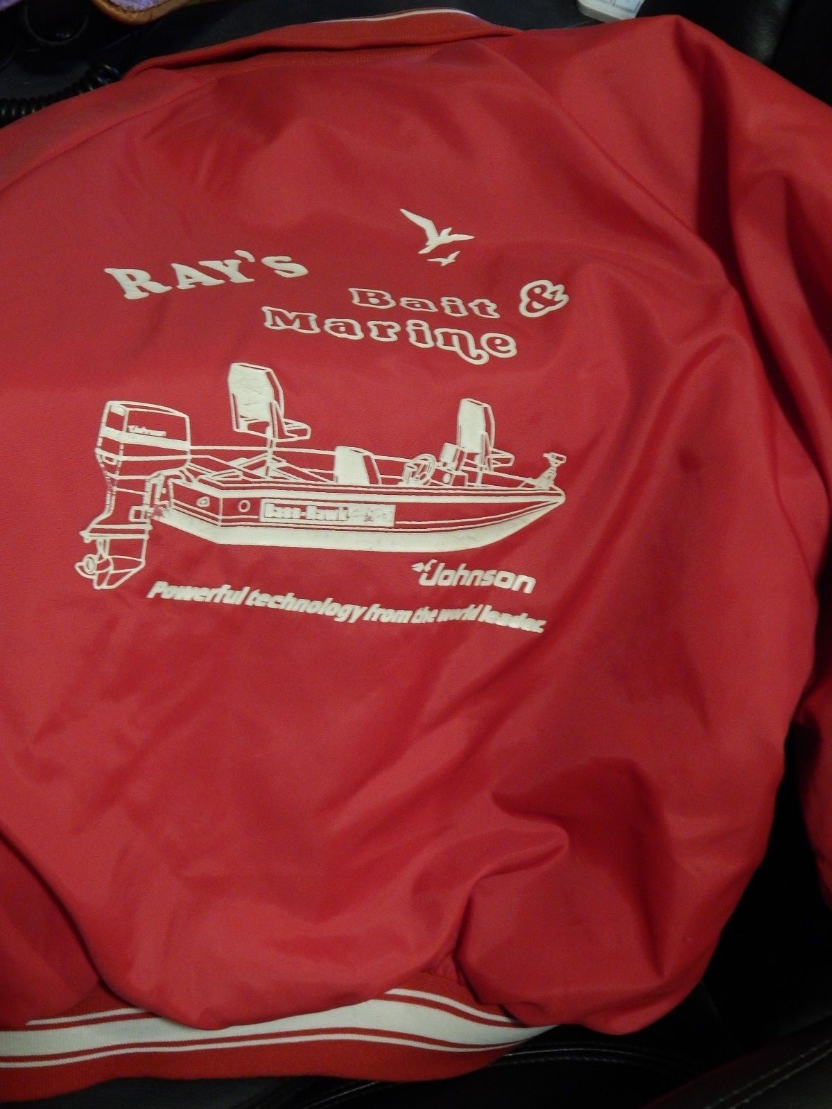 Ray's Bait & Marine ['80s Tackle Shop] Size Lg SATIN … Gem