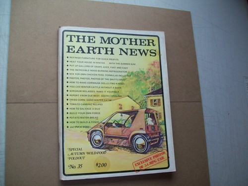 the Mother Earth News 1975 issue no. 35 special Autumn Wild-Food foldout