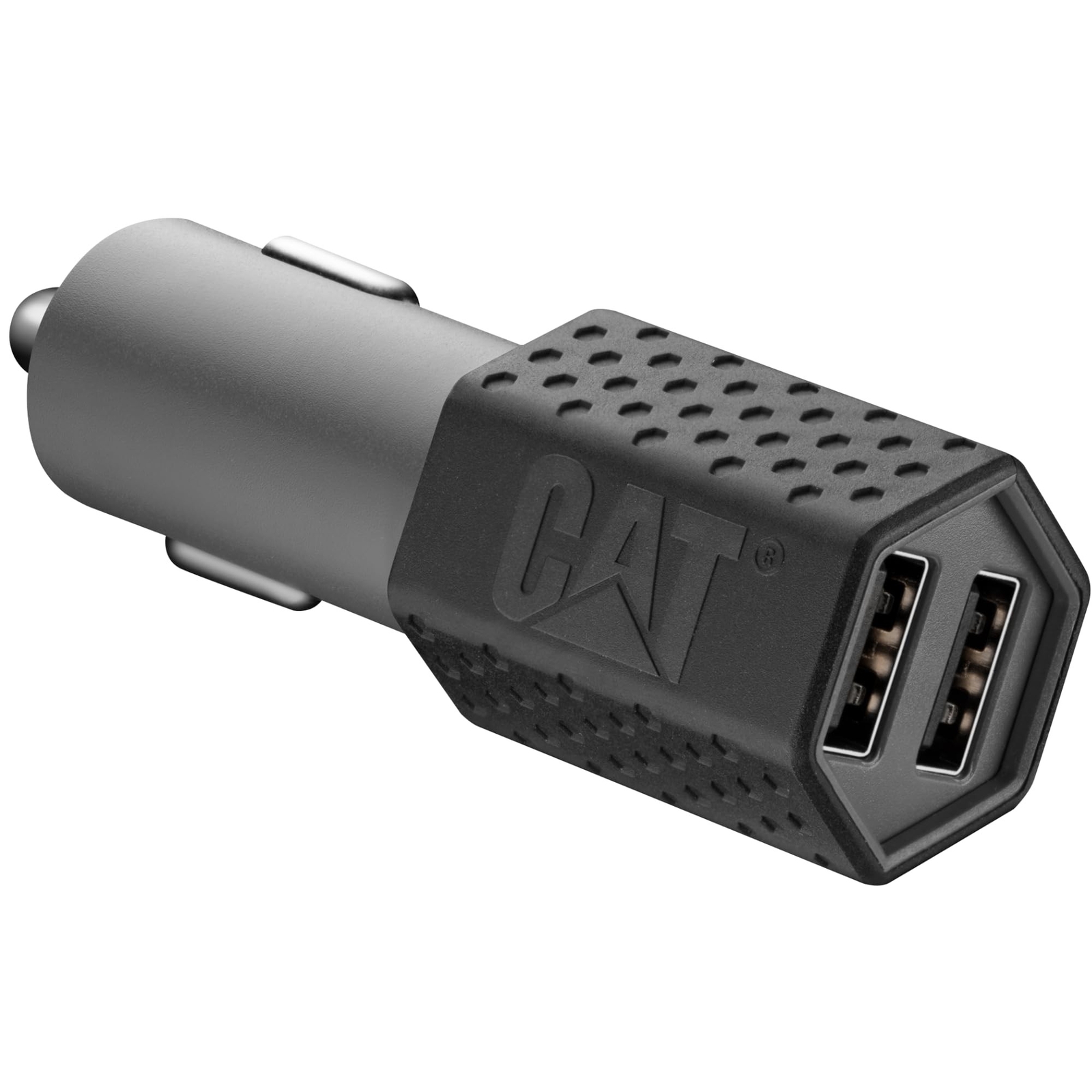 CAT Dual USB Car Charger - 3.4A Fast Vehicle Adapter with 2 Ports