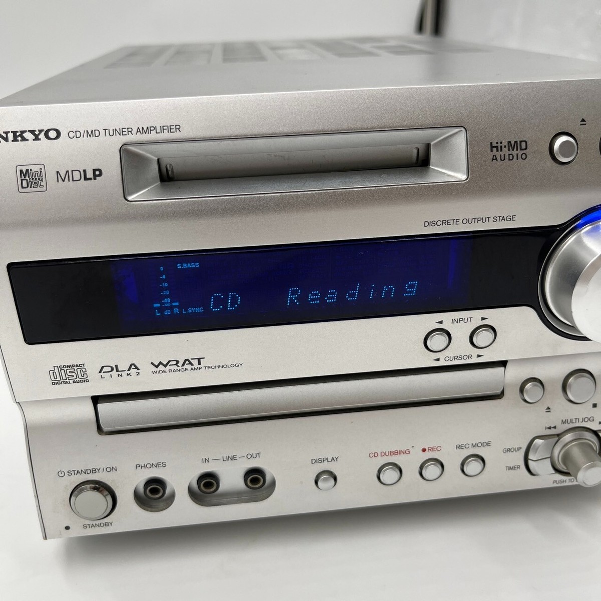 ONKYO FR-N9X CD MD TUNER AMPLIFIER Operation confirmed From ONKYO FR-N9X CD MD TUNER AMPLIFIER Operation confirmed From