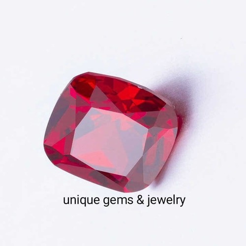 Certified 10.50 Ct Mozambique Red Color Ruby Cushion VVS1 Loose Gemstone 1+Gift - Picture 8 of 8