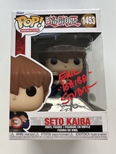 Eric Stuart AUTOGRAPH Signed - Seto Kaiba 1453 - Yu-gi-oh! - Funko Pop ACOA