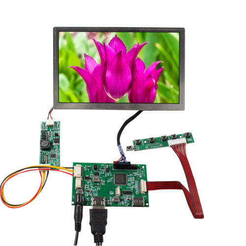 7" 800X480 1000nit High Brightness Outdoor IPS LCD Screen 20 pins HDMI USB Board - Picture 1 of 6
