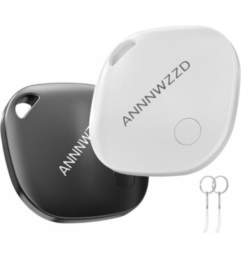 ANNNWZZD Tags 2 Pack Air Tracker Item Finders with Apple Find My (iOS Only) NEW