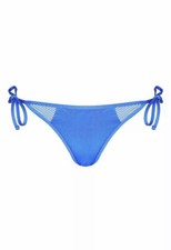 topshop size 16 blue mesh net bikini bottoms bnwt swimwear R965