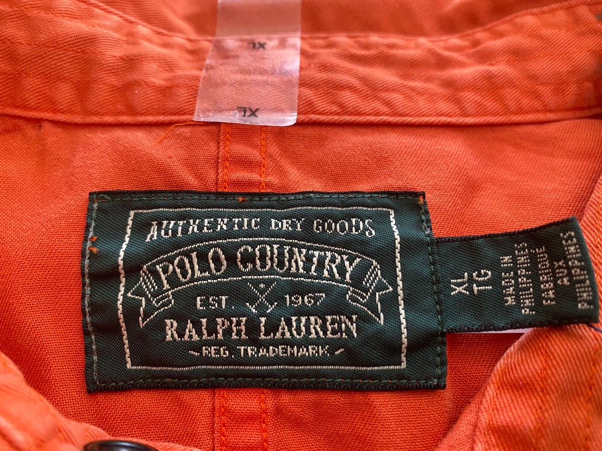 RALPH LAUREN POLO COUNTRY SPORTSMAN BUTTON DOWN SHIRT MAINE