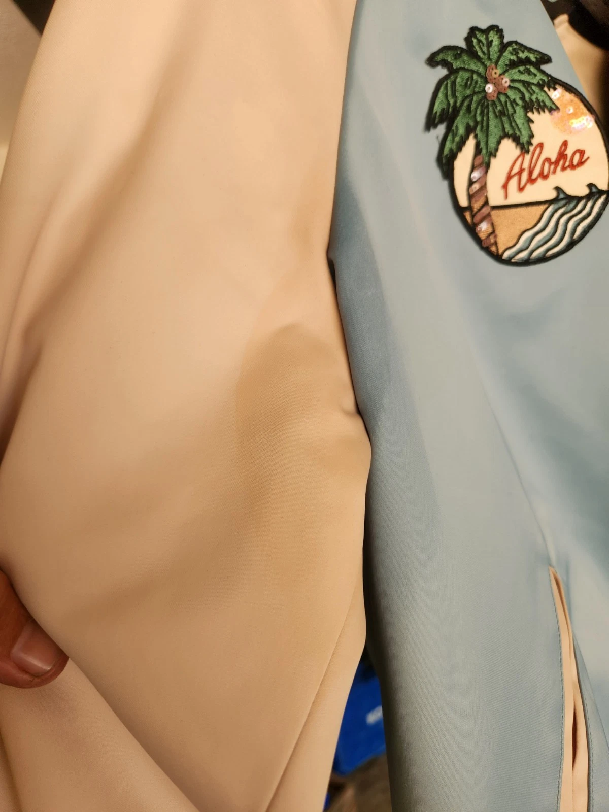 Raro!!!! COACH Bomber Donna Aloha ROSE Reversibile Varsity L