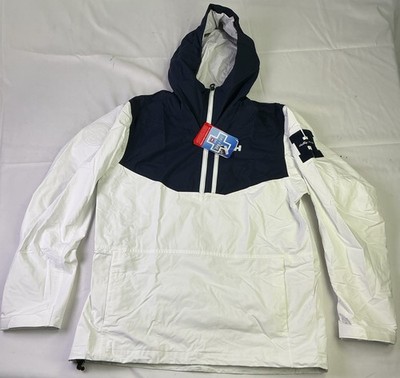 Helly Hansen Men's Après Ski Anorak Jacket-Navy Blue/White-Size: L