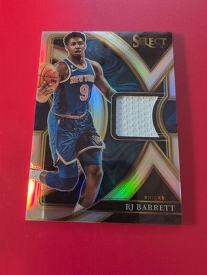 2022-23 Panini Select Selective Swatches RJ Barrett #SS-RJ Silver Prizm Patch