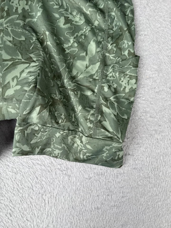 Pantalones Cortos de Ciclismo Cooperativos REI para Mujer Extra Grandes Patrón de Hoja Verde Acolchado Poliéster Foto 2 de 4