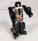 Bandai 1984 Vintage GoBot Rube Black Mercedes Benz 3.5" Gobot Made In Japan