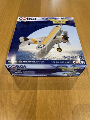 Corgi AA36211 Gloster Sea Gladiator No.802 HMS Glorious, 1939 1:72 Ltd Edn