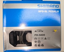 Shimano 105 PD-5800 SPD-SL Carbon Road Bike Pedals Black w/ SM-SH11 Cleats