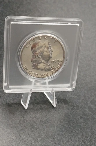 Silver 90 %  1960 P  US Franklin Half Dollar Proof  coin  TP-9945