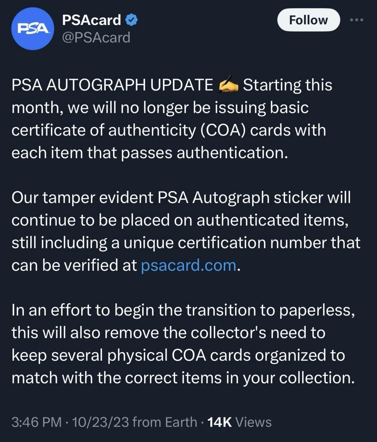 Scottie Scheffler Signed 2025 PGA Championship Flag Autographed Auto PSA COA view 4