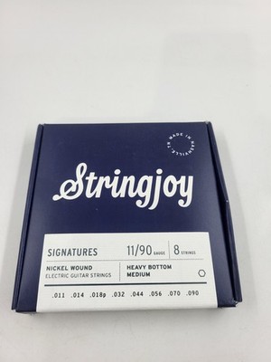 Stringjoy Signatures 8-String Nickel Wound E-Gitarren Saiten 11/90 - 2er Pack