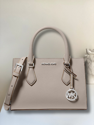 Michael Kors Sheila Women Small PVC Crossbody Satchel Purse Bag