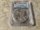 2021-(S) PCGS MS69 Silver Eagle T-1 First Strike Emergency Issue Struck San Fran