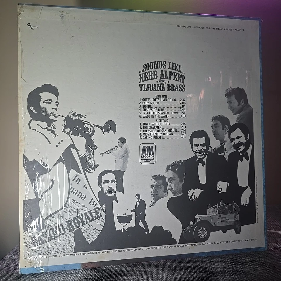 Herb Alpert & The Tijuana Brass–Sounds Like–1967 A&M–SP4116 Vinyl Record LP Foto 2 de 4