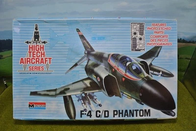 Monogram Maquette Avion F-4 C/D Phantom 1/48 #5831 Rare Vintage - Photo 1/4