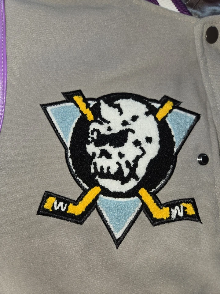 Куртка университетская Mishka NYC Troublemaker серая размер XL - Изображение 3 из 4