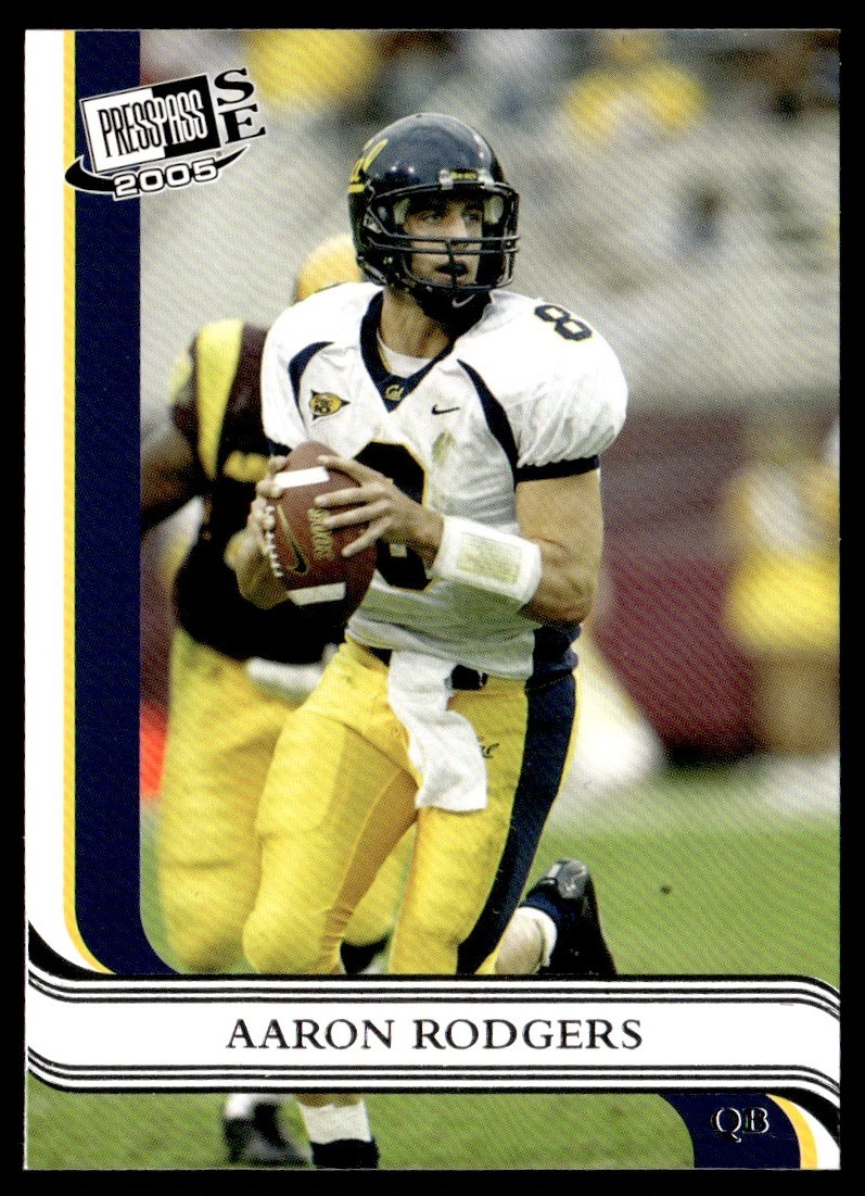 2005 Press Pass SE Aaron Rodgers Rookie California Golden Bears #7