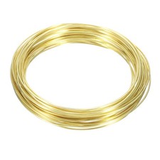 1pcs 16 Gauge Craft Wire Beading Wire for Jewelry Making DIY Bright Gold 