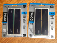 2 x Crucial PRO 32GB (16GBx2) DDR4-3200 Desktop Memory RAM Unused