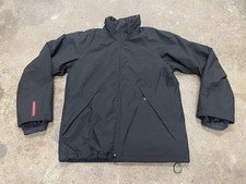 Prada Parka Giacca Uomo 54 Nero Gore-Tex SGV632 Impermeabile Isolato