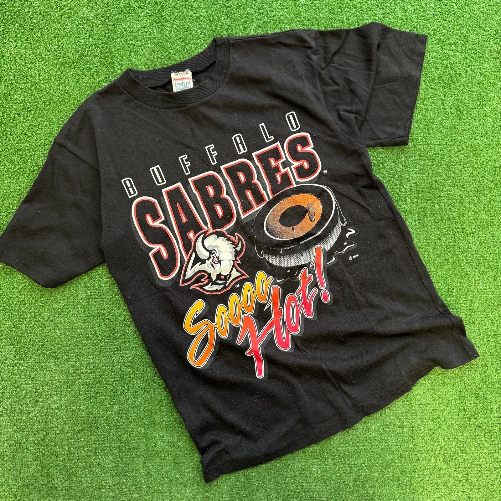 Buffalo Sabres unisex cotton black tee all sizes S-5XL QT7139
