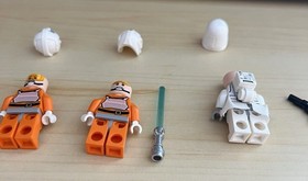 LEGO 2014 Star Wars Snowspeeder (75049) All Figs, Manual - Build Missing 2 Pcs