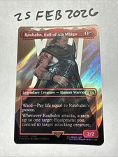 Raubahn, Bull of Ala Mhigo (Borderless) (Surge Foil) Final Fantasy Foil