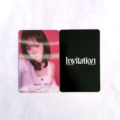 LE SSERAFIM] VR CONCERT：INVITATION / Lenticular Random Photocard