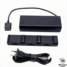 Genuine DJI FPV Drone AC Power Battery Charger With Battery Hub - Tested Working