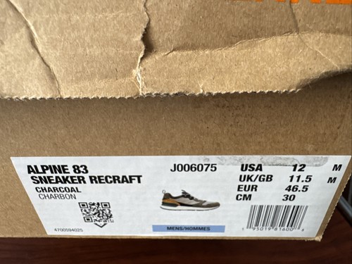 Merrell Herren Alpine 83 Recraft Wander Sneaker Anthrazit Gr: 12 (J006075) - Bild 19 von 19