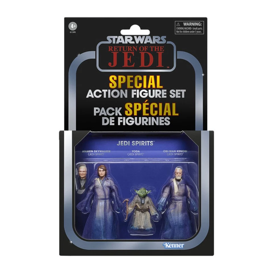 Star Wars The Vintage Collection Jedi Spirits Action Figures 3 Pack NEW