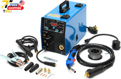 MIG Welder 200Amp 4 in 1 Gas Mig/Gasless Flux Core Mig/Stick/Lift TIG Multi Proc