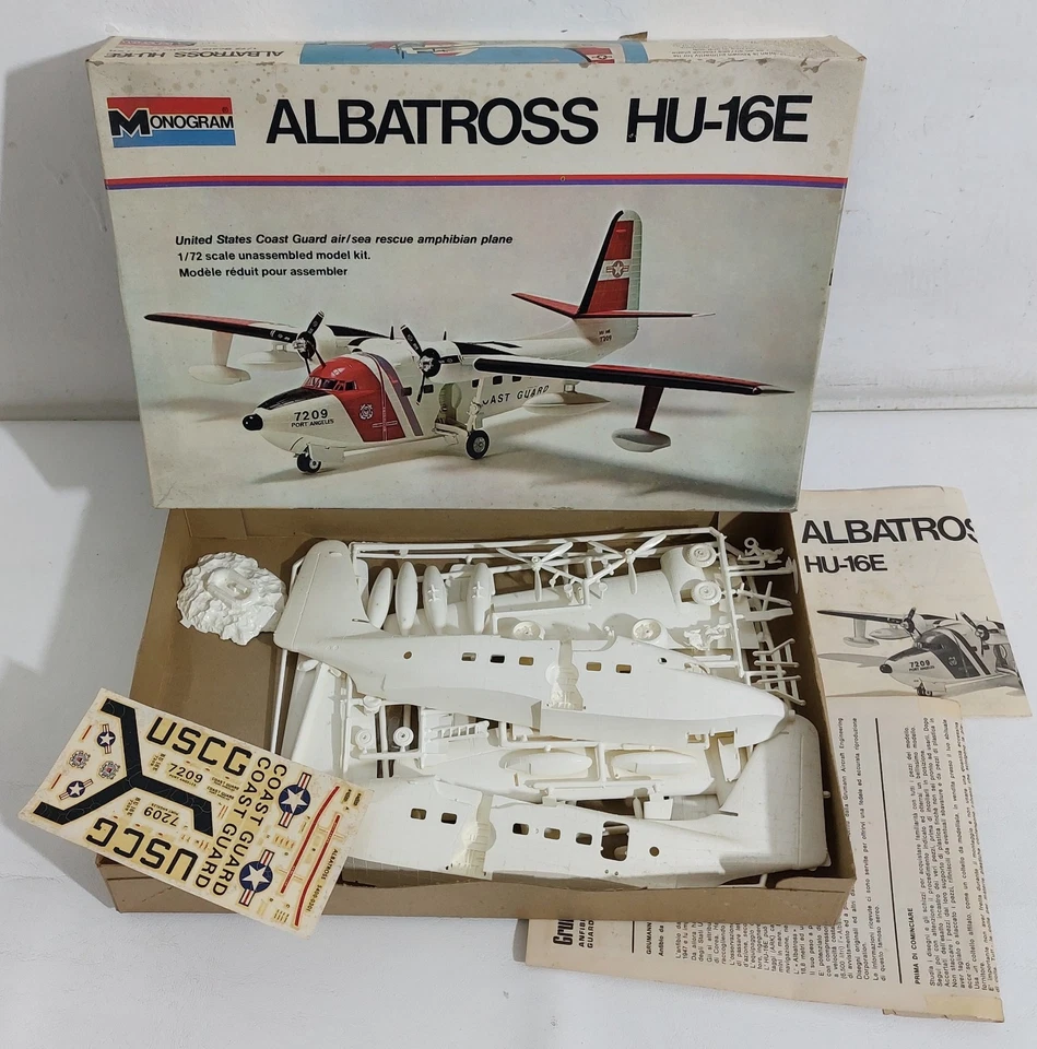 I133338 KIT MONOGRAM 1/72 n. 5400 - Aereo Albatros HU-16E - Immagine 3 di 4