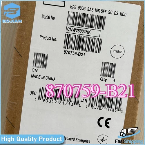 NEW HPE 870759-B21 870795-001 900GB SAS 12G 15K SFF SC DS HDD Hard Drive