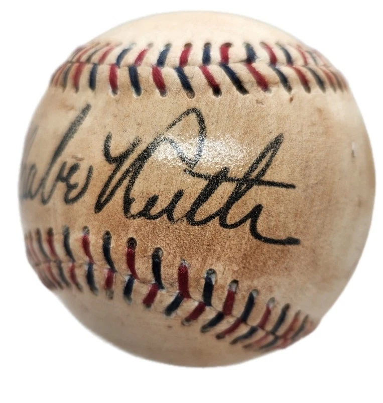 Babe Ruth Autographed 1930s Baseball. Replica Licensed By Ruth Estate - Image 3 of 4