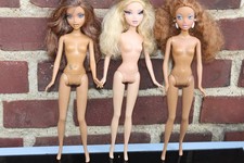 MATTEL MY SCENE PUPPE MC MODEPUPPE WIMPERN LANG KNIEGELENK BLOND BRUNETT RARITÄT