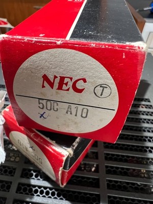 NEC 50C A10 RARE VACUUM TUBES FREE SHIPPING
